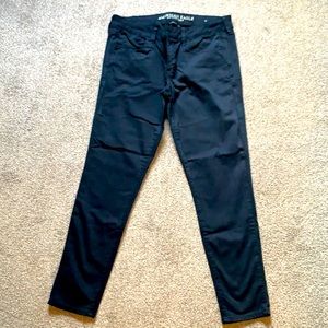 American Eagle navy jeggings size 10